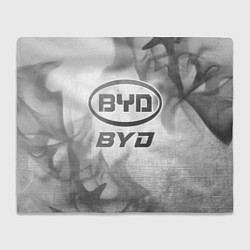 Плед флисовый BYD - white gradient, цвет: 3D-велсофт