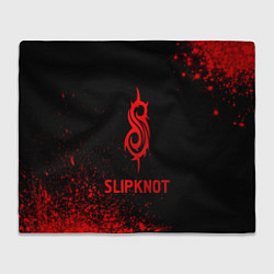 Плед флисовый Slipknot - red gradient, цвет: 3D-велсофт