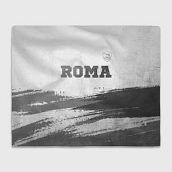 Плед флисовый Roma - white gradient посередине, цвет: 3D-велсофт