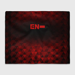 Плед флисовый Enhypen red poly, цвет: 3D-велсофт