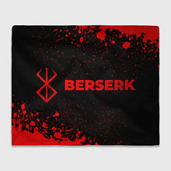 Плед флисовый Berserk - red gradient по-горизонтали, цвет: 3D-велсофт