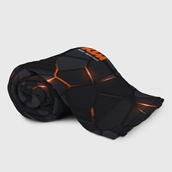 Плед флисовый KTM - плиты с эффектом свечения, цвет: 3D-велсофт — фото 2