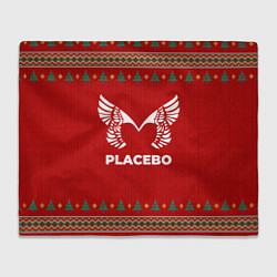 Плед флисовый Placebo new year, цвет: 3D-велсофт