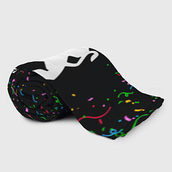 Плед флисовый Peugeot конфети, цвет: 3D-велсофт — фото 2