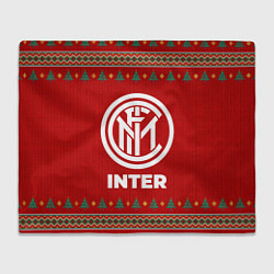 Плед флисовый Inter new year, цвет: 3D-велсофт