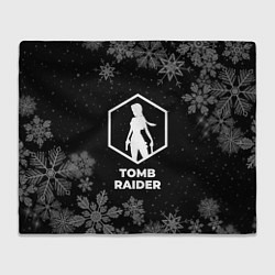 Плед флисовый Снежный Tomb Raider, цвет: 3D-велсофт