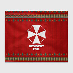 Плед флисовый Resident Evil new year, цвет: 3D-велсофт