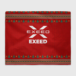 Плед флисовый Exeed new year, цвет: 3D-велсофт