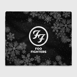 Плед флисовый Снежный Foo Fighters, цвет: 3D-велсофт