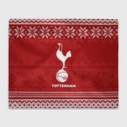 Плед флисовый Новогодний Tottenham, цвет: 3D-велсофт