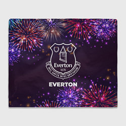 Плед флисовый Праздничный Everton, цвет: 3D-велсофт