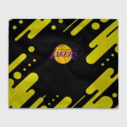 Плед флисовый Lakers club, цвет: 3D-велсофт