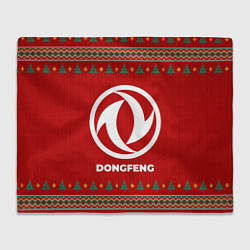 Плед флисовый Dongfeng new year, цвет: 3D-велсофт