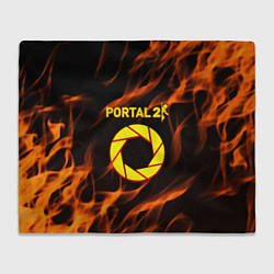 Плед флисовый Portal flame steel, цвет: 3D-велсофт