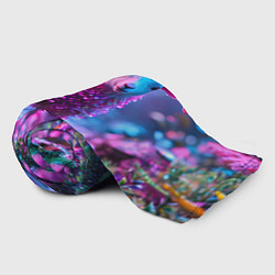 Плед флисовый Козлик в розовом, цвет: 3D-велсофт — фото 2