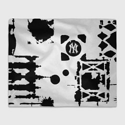 Плед флисовый New York yankees - baseball team pattern, цвет: 3D-велсофт