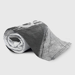 Плед флисовый Death Stranding - grey gradient, цвет: 3D-велсофт — фото 2