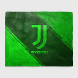 Плед флисовый Juventus - green gradient, цвет: 3D-велсофт