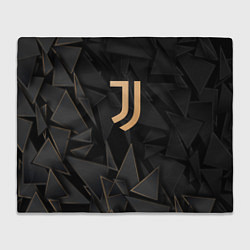 Плед флисовый Juventus golden poly, цвет: 3D-велсофт