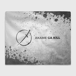 Плед флисовый Akame ga Kill - white gradient по-горизонтали, цвет: 3D-велсофт