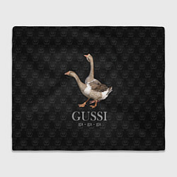 Плед флисовый Гуси га-га-га, цвет: 3D-велсофт