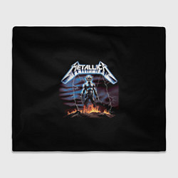 Плед флисовый Metallica - neon fantasy, цвет: 3D-велсофт