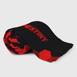 Плед флисовый Destiny - red gradient по-горизонтали, цвет: 3D-велсофт — фото 2