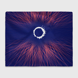 Плед флисовый The Callisto Protocol red energy, цвет: 3D-велсофт