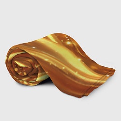 Плед флисовый Золотая ткань с блестками, цвет: 3D-велсофт — фото 2