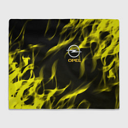 Плед флисовый Opel огненный стиль, цвет: 3D-велсофт