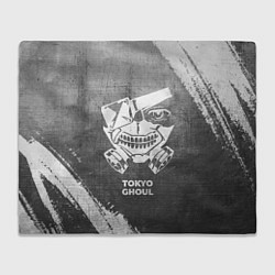 Плед флисовый Tokyo Ghoul - grey gradient, цвет: 3D-велсофт