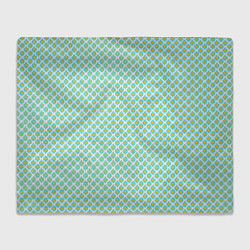 Плед флисовый Ikat ogee - этнический узор, цвет: 3D-велсофт
