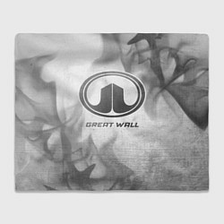 Плед флисовый Great Wall - white gradient, цвет: 3D-велсофт