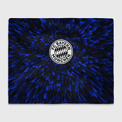 Плед флисовый Bayern blue energy, цвет: 3D-велсофт