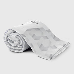 Плед флисовый Megadeth white poly, цвет: 3D-велсофт — фото 2