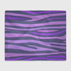 Плед флисовый Лавандовые волны, цвет: 3D-велсофт