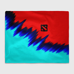 Плед флисовый Dota краски, цвет: 3D-велсофт
