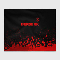 Плед флисовый Berserk - red gradient посередине, цвет: 3D-велсофт