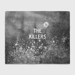 Плед The Killers - grey gradient посередине
