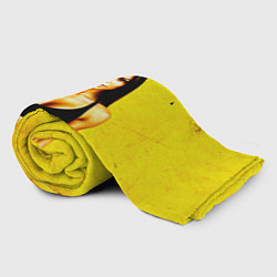 Плед флисовый Фитоняшка в желтом, цвет: 3D-велсофт — фото 2