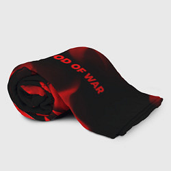 Плед флисовый God of War - red gradient по-горизонтали, цвет: 3D-велсофт — фото 2