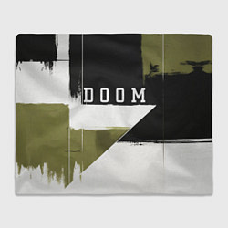 Плед флисовый Doom The Dark Ages, цвет: 3D-велсофт