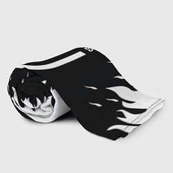 Плед флисовый Juventus black fire, цвет: 3D-велсофт — фото 2