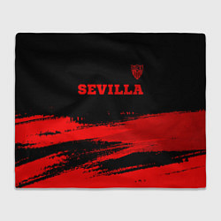 Плед Sevilla - red gradient посередине