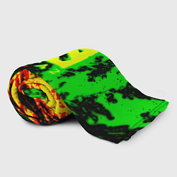 Плед флисовый Dota 2 кислотные краски, цвет: 3D-велсофт — фото 2