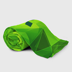 Плед флисовый Mitsubishi green poly, цвет: 3D-велсофт — фото 2