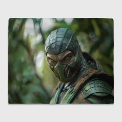 Плед флисовый Рептилия МК, цвет: 3D-велсофт