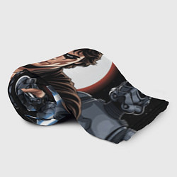 Плед флисовый Энакин скайуокер звездные войны, цвет: 3D-велсофт — фото 2