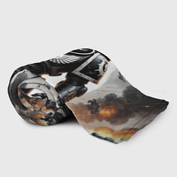 Плед флисовый Warhammer 40k космодесант, цвет: 3D-велсофт — фото 2