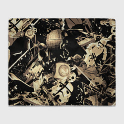 Плед флисовый Дарт Вейдер Йода Чубакка и другие из Star Wars, цвет: 3D-велсофт